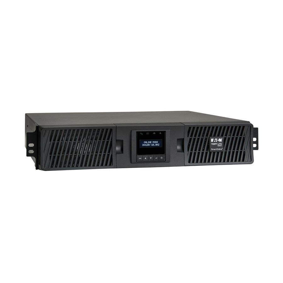 Eaton Tripp Lite Series SmartOnline 1000VA 900W 120V Double-Conversion UPS - 8 Outlets, Extended Run, Network Card Included, LCD, USB, DB9, 2U Rack/Tower