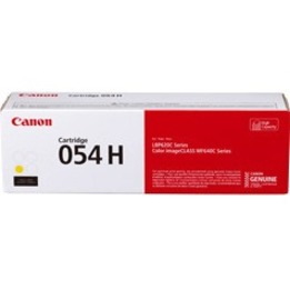 Canon 054H Original Laser Toner Cartridge - Yellow Pack