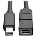 Eaton Tripp Lite Series Mini DisplayPort Extension Cable, 4K @ 60 Hz, HDCP 2.2 (M/F), 10 ft. (3.05 m)