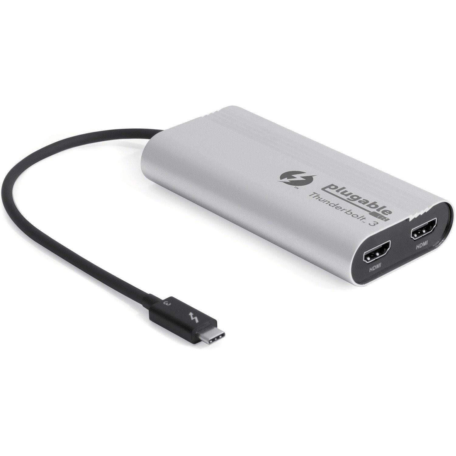 Plugable Thunderbolt 3 to Dual HDMI 2.0 Display Adapter for MacBook Pro Systems (201920182017), and Dell XPS