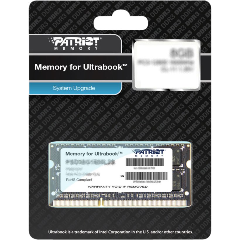 Patriot Memory 4GB PC3-12800 (1600MHz) Ultrabook SODIMM