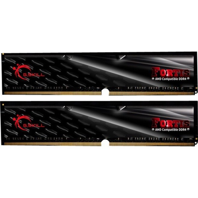 G.SKILL FORTIS RAM Module - 16 GB (2 x 8GB) - DDR4-2400/PC4-19200 DDR4 SDRAM - 2400 MHz - CL15 - 1.20 V