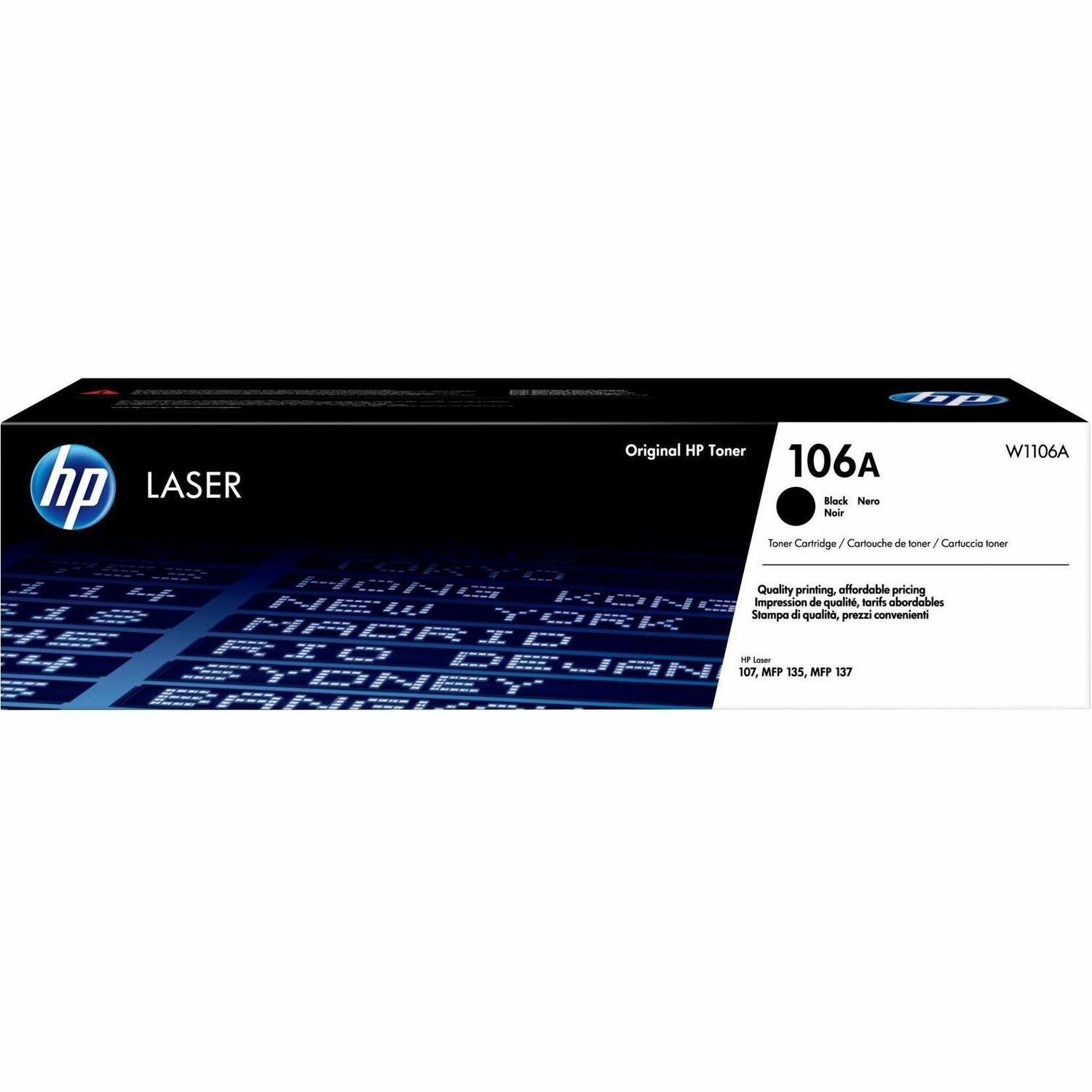 HP 106A Original Laser Toner Cartridge - Black Pack