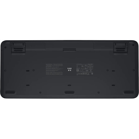 Logitech Signature K650 Keyboard - Wireless Connectivity - English (UK) - QWERTY Layout - Graphite Grey