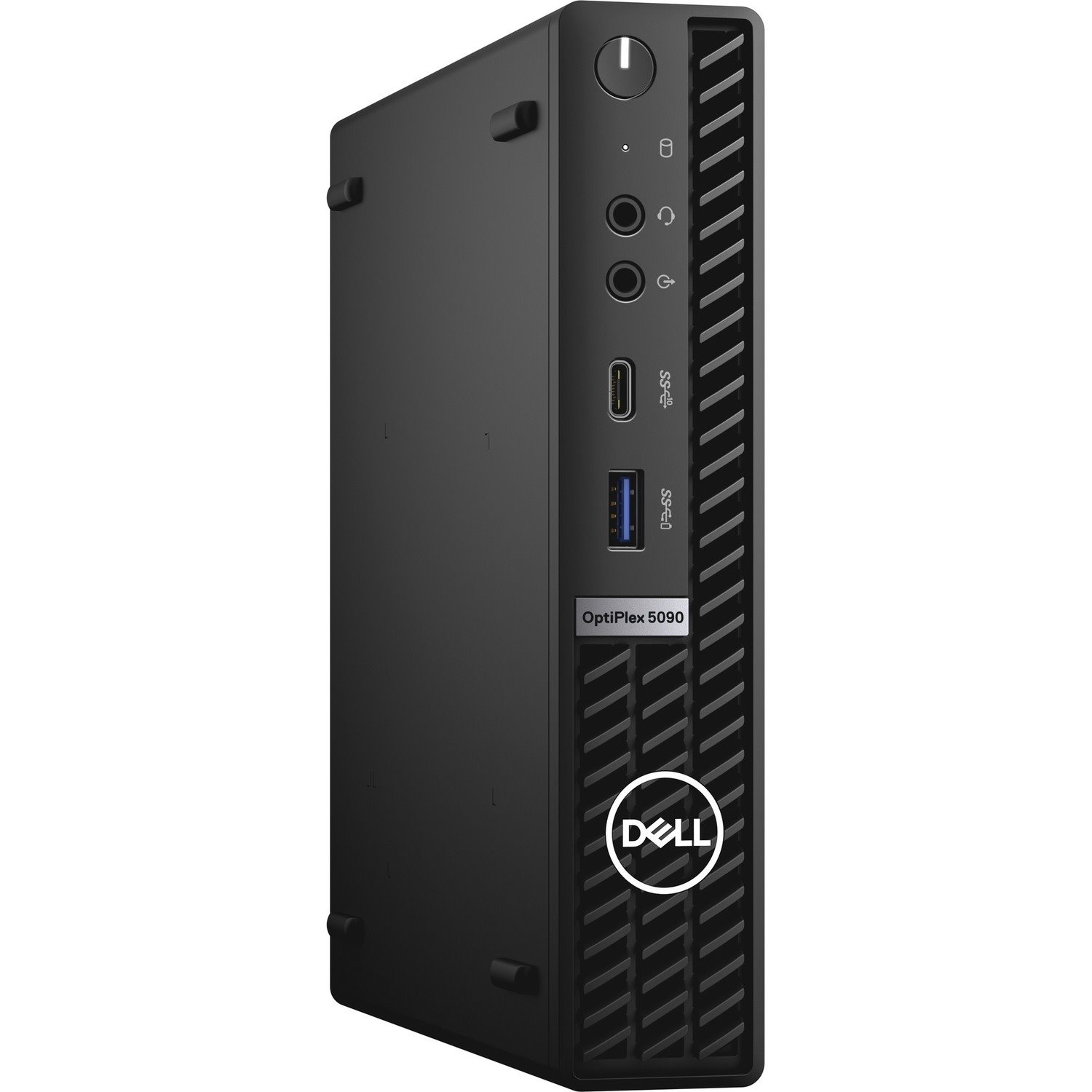 Dell OptiPlex 5000 5090 Desktop Computer - Intel Core i5 10th Gen i5-10500T - 16 GB - 256 GB SSD - Micro PC - Black