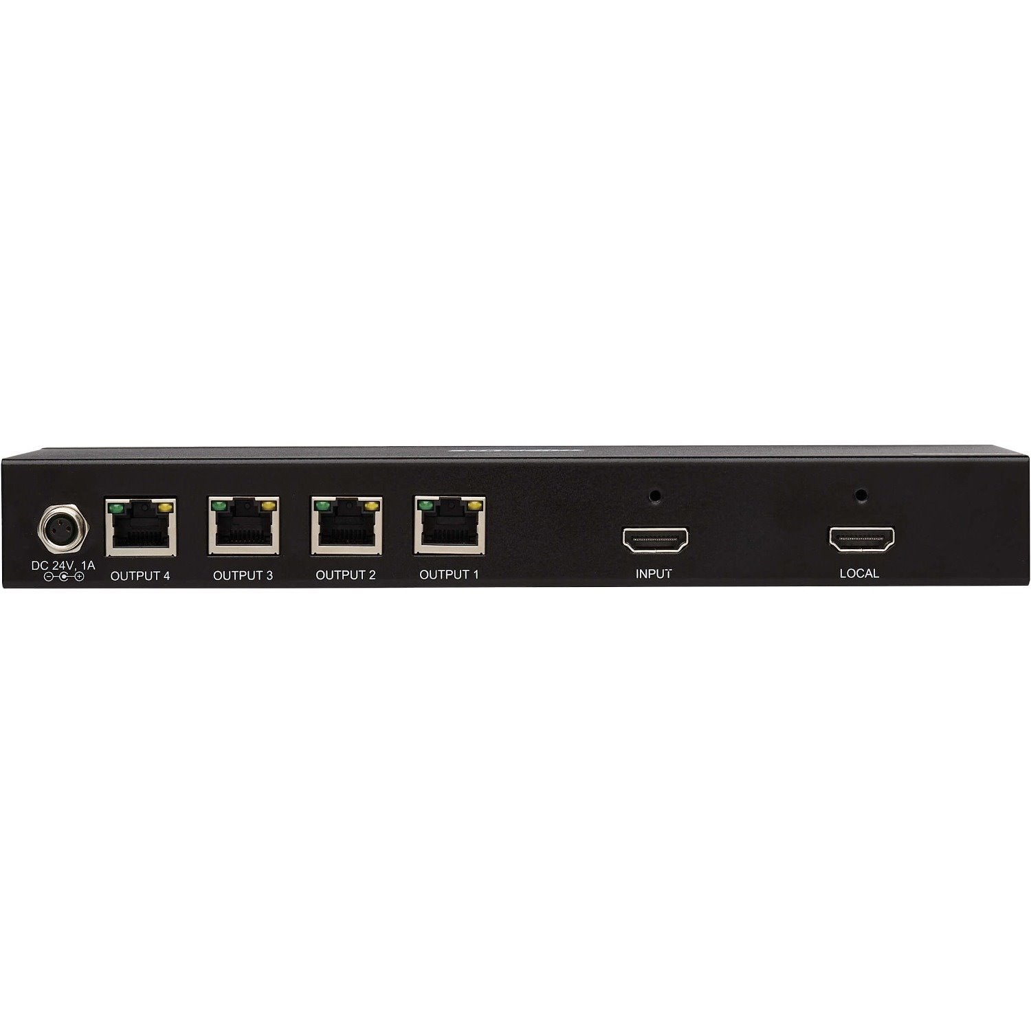 Eaton Tripp Lite Series 4-Port HDMI over Cat6 Splitter - 4K 60 Hz, HDR, 4:4:4, PoC, HDCP 2.2, 230 ft. (70.1 m), TAA