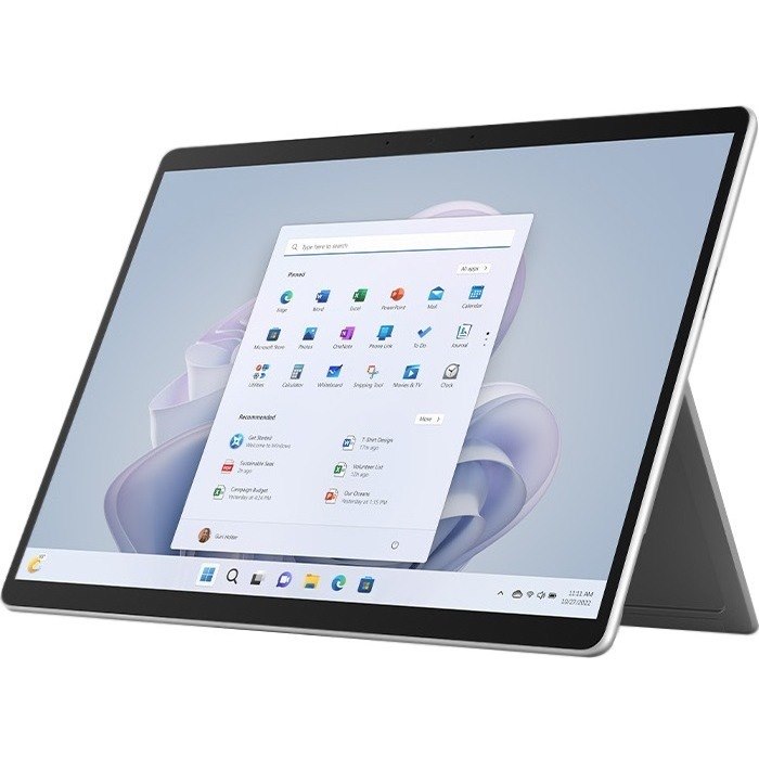 Microsoft Surface Pro 9 Tablet - 13" - 16 GB - 256 GB SSD - Windows 11 Pro - Platinum - TAA Compliant