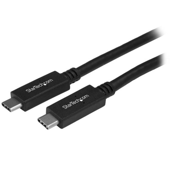 StarTech.com 1 m USB-C Data Transfer Cable for MacBook, Computer, Smartphone, Notebook, Hard Drive, Mobile Device, Charger, Power Bank - 1