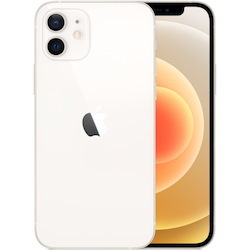 Apple Apple iPhone 12 128 GB Smartphone - 6.1" OLED Full HD Plus 1170 x 2532 - Hexa-core (FirestormDual-core (2 Core) 3.10 GHz + Icestorm Quad-core (4 Core) 1.80 GHz - 4 GB RAM - iOS 14 - 5G - White