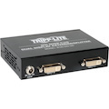 Tripp Lite by Eaton 2-Port DVI over Cat5/6 Splitter/Extender, Box-Style Transmitter for Video, Dual-Display DVI-D, 200 ft. (60 m), TAA