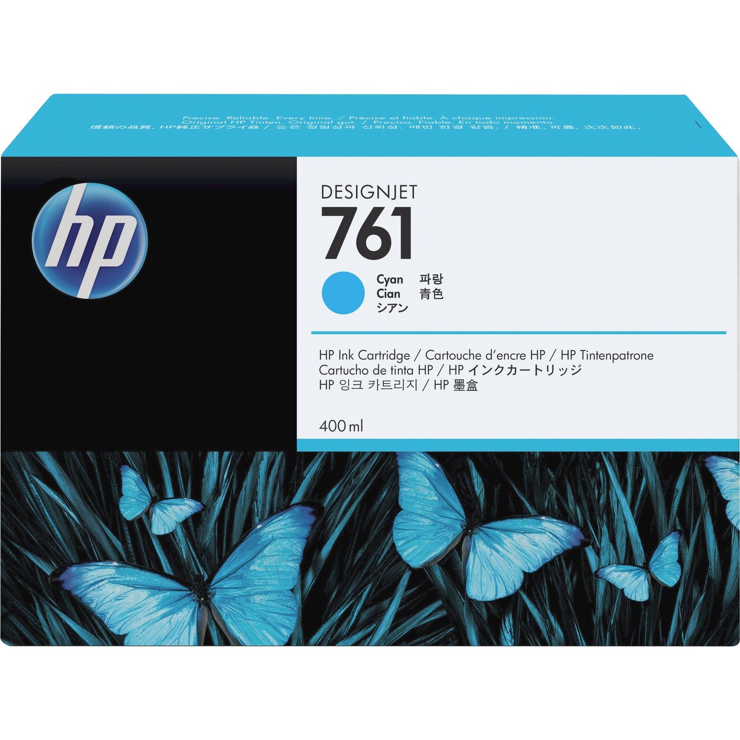 HP 761 Original Inkjet Ink Cartridge - Cyan - 1 / Each