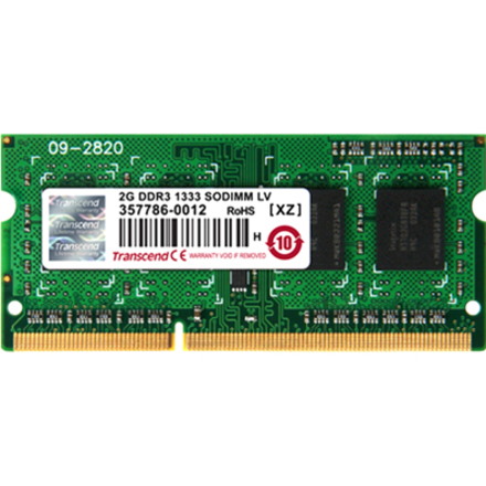 Transcend RAM Module - 8 GB - DDR3-1600/PC3-12800 DDR3 SDRAM - 1600 MHz - CL11 - 1.35 V