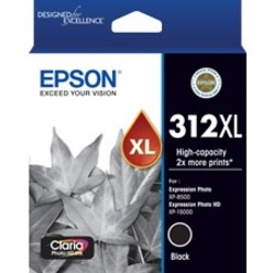Epson Claria Photo HD 312XL Original High Yield Inkjet Ink Cartridge - Black - 1 Pack
