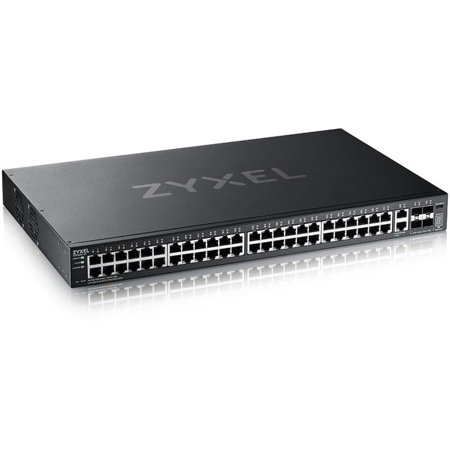 ZYXEL 48-port GbE L3 Access Switch with 6 10G Uplink