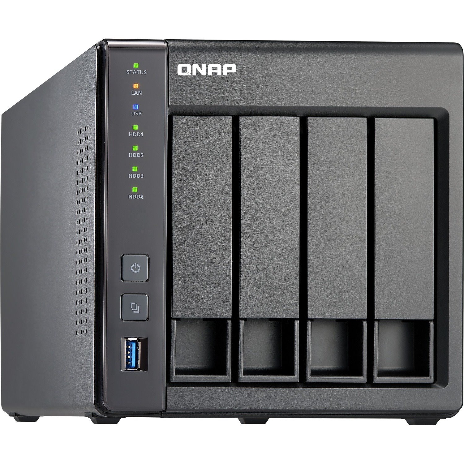 QNAP Turbo NAS TS-451+ 4 x Total Bays NAS Storage System - Intel Celeron 2.41 GHz - 8 GB RAM - DDR3L SDRAM Desktop