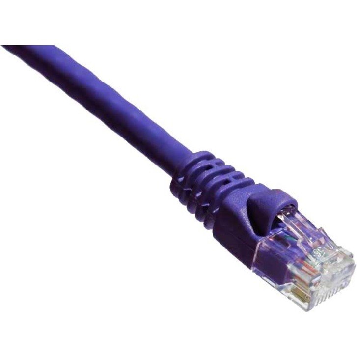 Axiom 25FT CAT5E 350mhz Patch Cable Molded Boot (Purple) - TAA Compliant