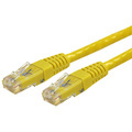 StarTech.com 25ft CAT6 Ethernet Cable - Yellow Molded Gigabit - 100W PoE UTP 650MHz - Category 6 Patch Cord UL Certified Wiring/TIA
