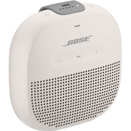 Bose SoundLink Micro Portable Bluetooth Speaker System - Google Assistant, Siri Supported - White Smoke