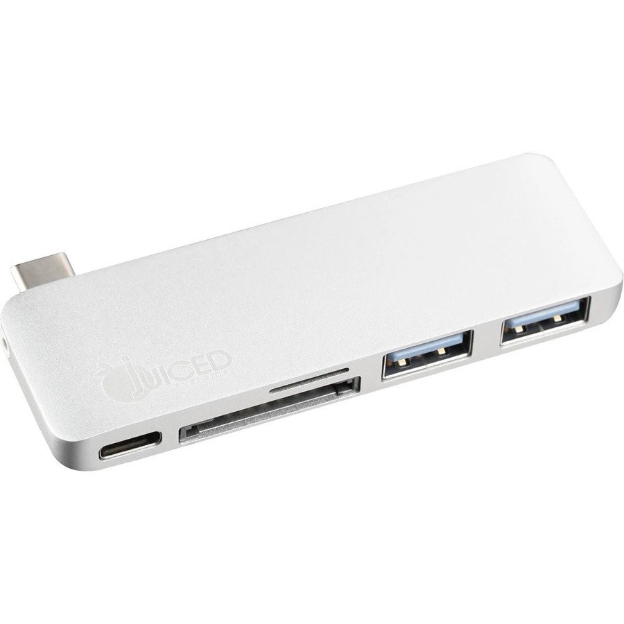 Juiced Systems USB-C 12" Macbook 5 in 1 Adapter v2 - Silver|SpaceGrey|Gold