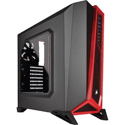 Corsair Carbide SPEC-ALPHA Gaming Computer Case - Mini ITX, Micro ATX, ATX Motherboard Supported - Mid-tower - Steel - Black, Red