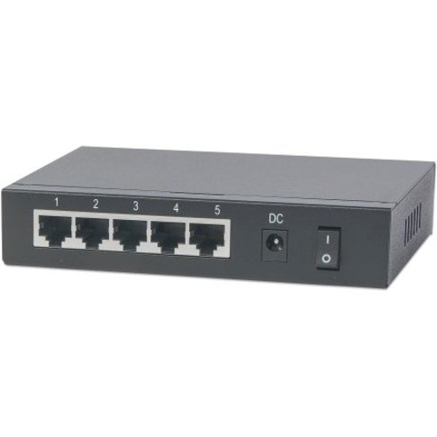 Intellinet PoE-Powered 5-Port Gigabit Switch with PoE Passthrough