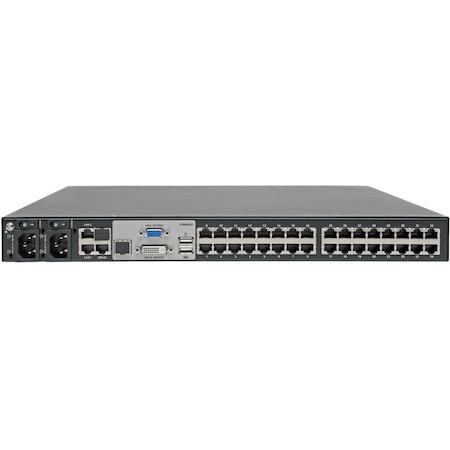 Tripp Lite by Eaton NetDirector 32-Port Cat5 KVM over IP Switch - Virtual Media, 1 Remote + 1 Local User, 1U Rack-Mount, TAA