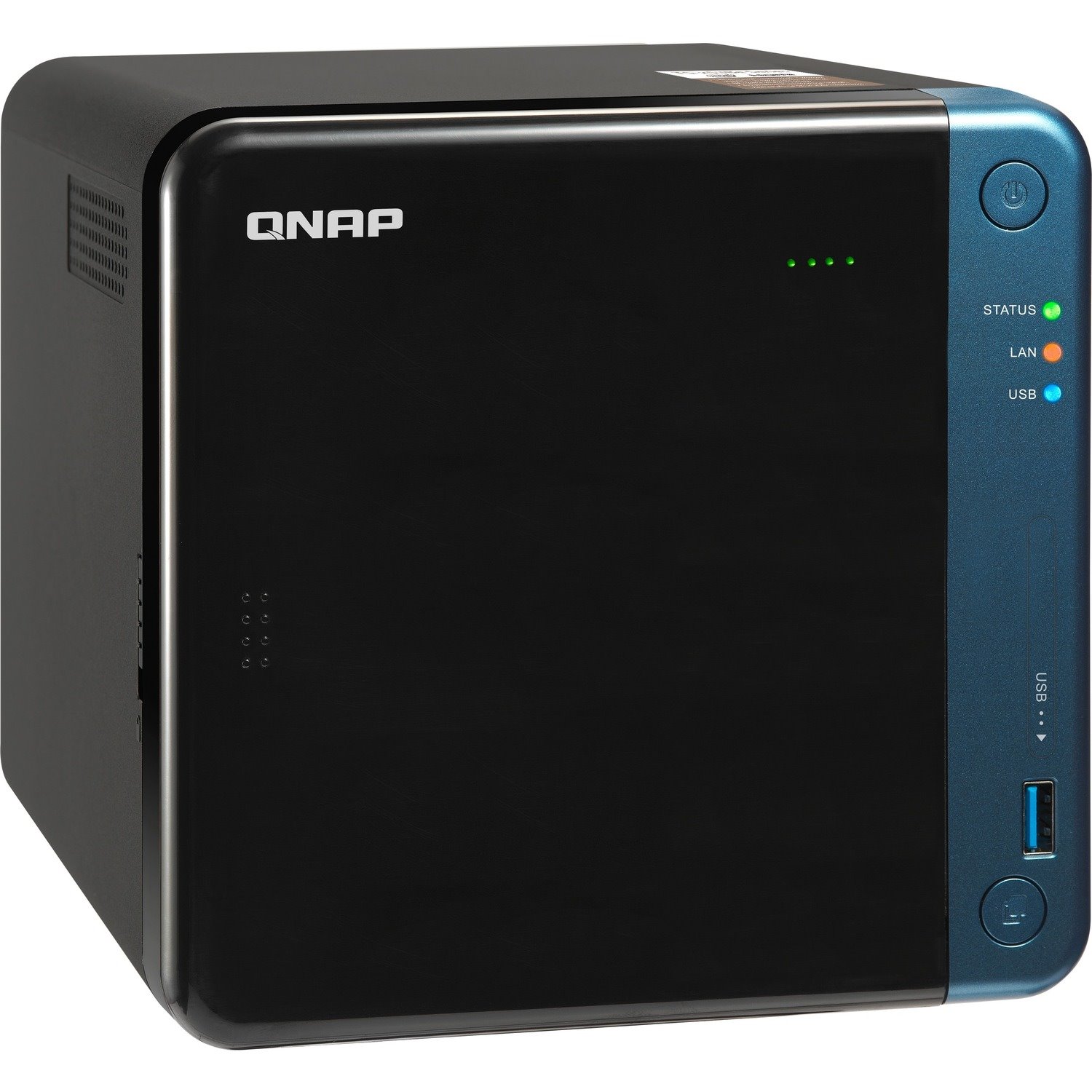 QNAP Turbo NAS TS-453Be 4 x Total Bays SAN/NAS Storage System - 32 TB HDD - Intel Celeron J3455 Quad-core (4 Core) 1.50 GHz - 4 GB RAM - DDR3L SDRAM Desktop