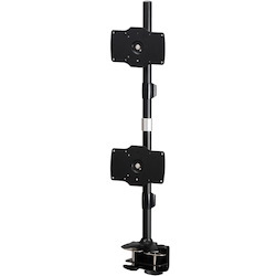 Amer Mounts Clamp Based Hex Monitor Mount for six 15"-24" LCD/LED Flat Panel Screens Vertical Clamp Based Dual Monitor Mount for two 24"-32" LCD/LED Flat Panels