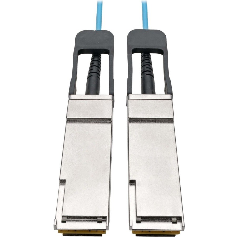 Eaton Tripp Lite Series QSFP+ to QSFP+ Active Optical Cable - 40Gb, AOC, M/M, Aqua, 1M (3.28 ft.)