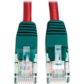 Eaton Tripp Lite Series Cat5e 350 MHz Crossover Molded (UTP) Ethernet Cable (RJ45 M/M), PoE - Red, 10 ft. (3.05 m)