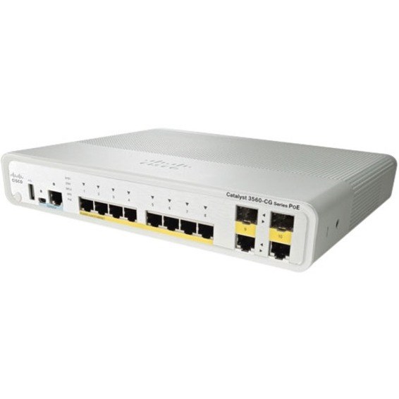 Cisco 3560C PD PSE Switch 8 GE PoE, 2 x 1G Copper Uplink, IP Base