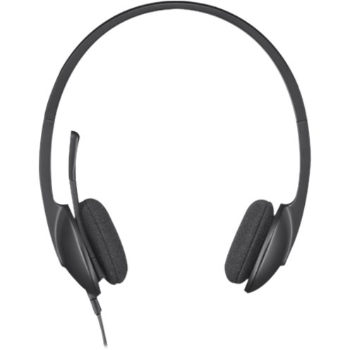 Logitech H340 Wired Over-the-head Stereo Headset - Black