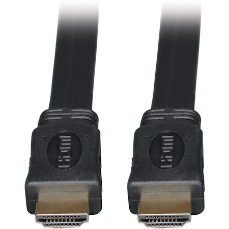 Eaton Tripp Lite Series High-Speed HDMI Flat Cable, Digital Video with Audio, UHD 4K (M/M), Black, 3 ft. (0.91 m)