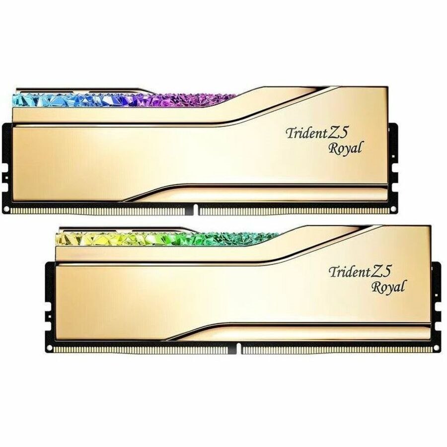 G.SKILL Trident Z5 Royal RAM Module for Desktop PC, Motherboard - 48 GB (2 x 24GB) - RGB - DDR5-8400/PC5-67200 DDR5 SDRAM - 8400 MHz - CL40 - 1.40 V