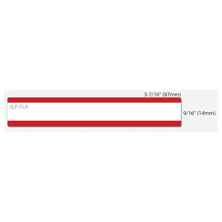Seiko SLP-FLB White/Red File Folder Labels
