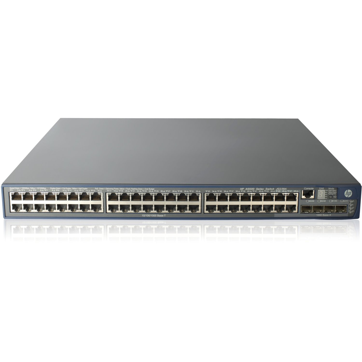 HPE Sourcing 5500-48G-PoE+-4SFP HI Switch with 2 Interface Slots