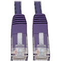Eaton Tripp Lite Series Cat6 Gigabit Molded (UTP) Ethernet Cable (RJ45 M/M), PoE, Purple, 20 ft. (6.09 m)