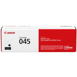 Canon 045 Original Standard Yield Laser Toner Cartridge - Black - 1 / Pack