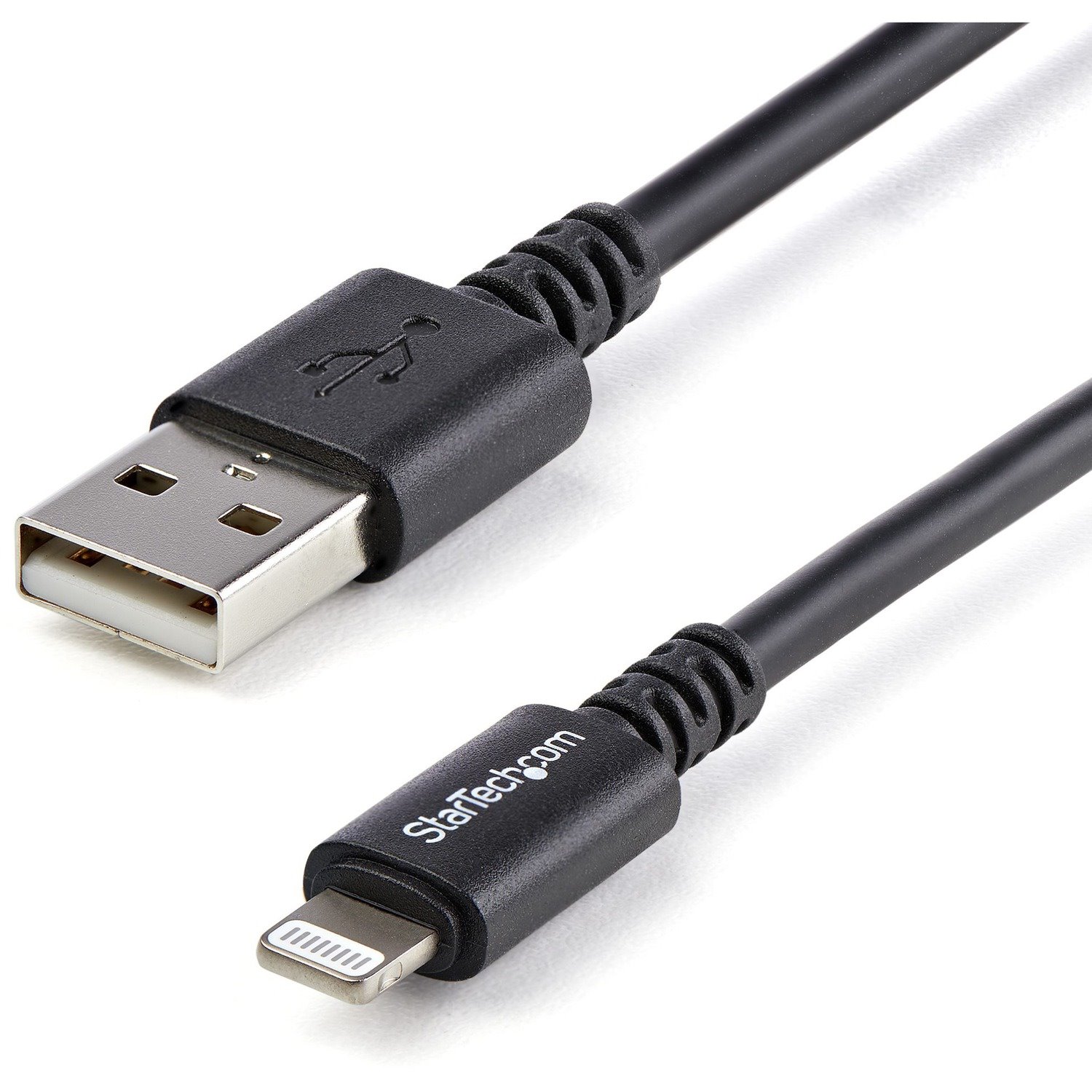 StarTech.com 3m (10ft) Long Black AppleÂ&reg; 8-pin Lightning Connector to USB Cable for iPhone / iPod / iPad