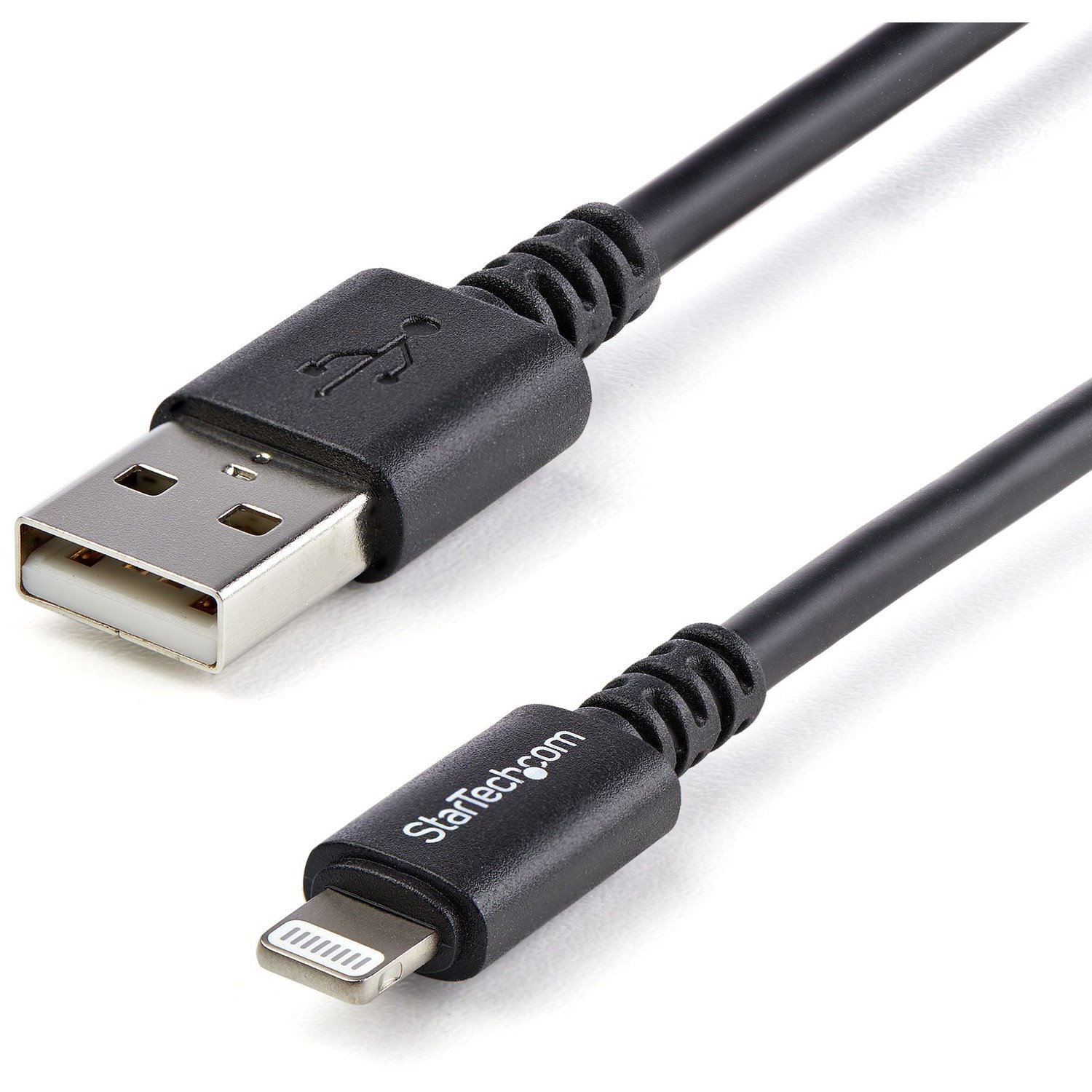 StarTech.com 3m (10ft) Long Black AppleÃ‚&reg; 8-pin Lightning Connector to USB Cable for iPhone / iPod / iPad