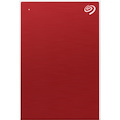 Seagate One Touch STKB1000403 1 TB Portable Hard Drive - 2.5" External - Red