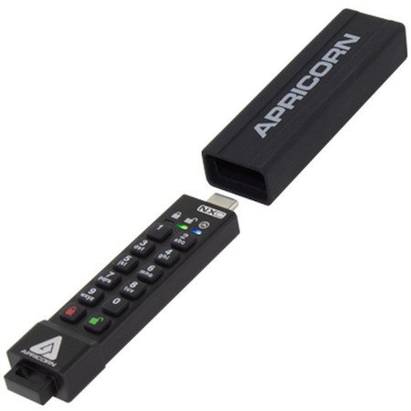 Apricorn Aegis Secure Key 3NXC 64GB USB 3.2 (Gen 1) Type C Flash Drive