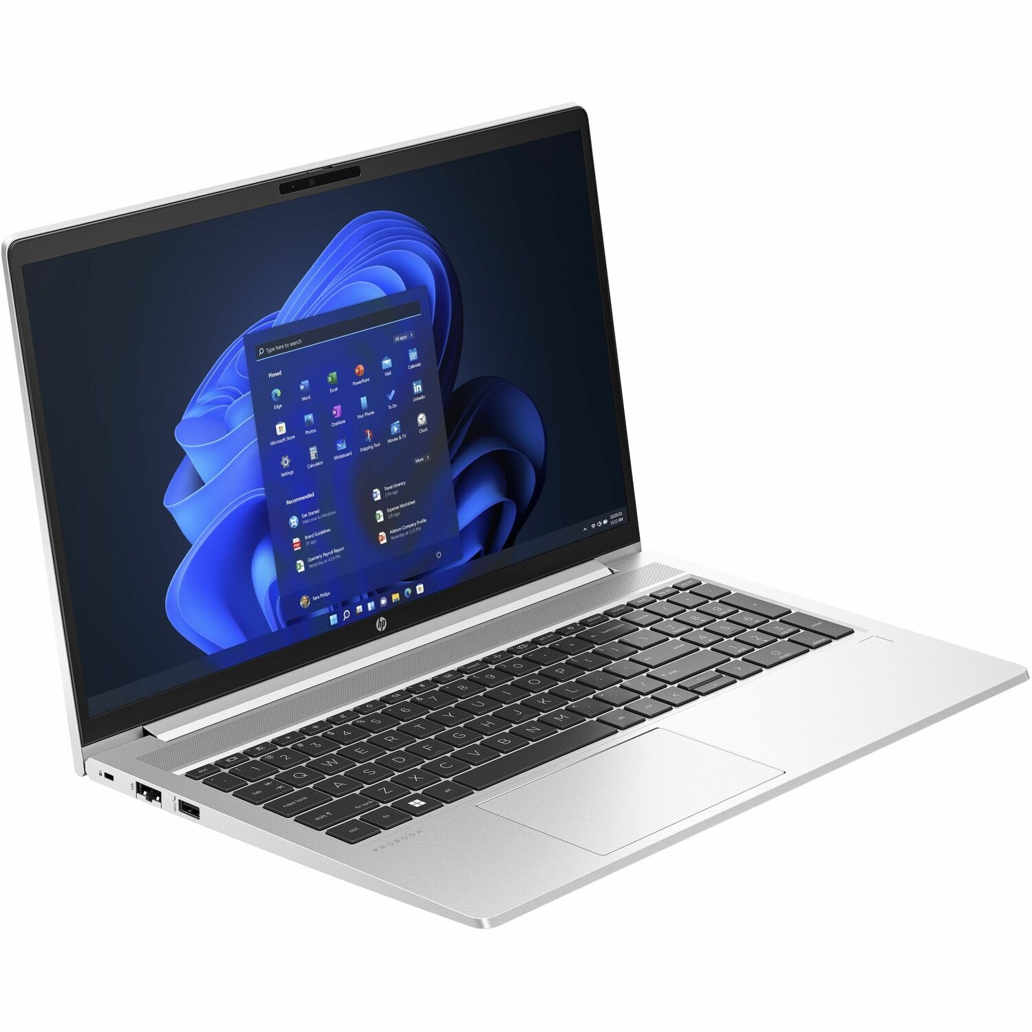 HP ProBook 450 G10 15.6" Notebook - HD - 1366 x 768 - Intel Core i5 13th Gen i5-1335U Deca-core (10 Core) - 8 GB Total RAM - 256 GB SSD - Pike Silver Aluminum