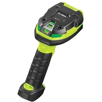 Zebra LI3678-SR Rugged Industrial, Warehouse Handheld Barcode Scanner Kit - Wireless Connectivity - Industrial Green - USB Cable Included