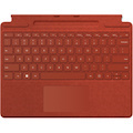 Microsoft Signature Keyboard/Cover Case Microsoft Surface Pro 8, Surface Pro X, Surface Pro 9 Tablet - Poppy Red