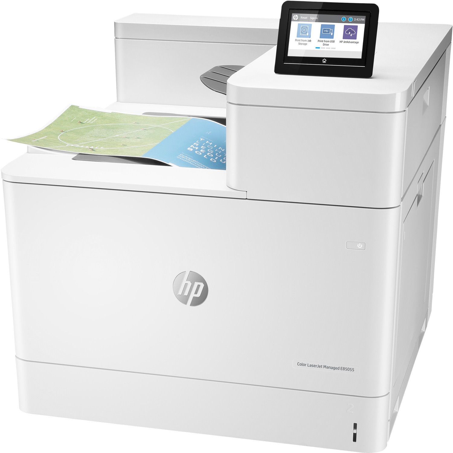 HP LaserJet Managed E85055dn Desktop Laser Printer - Colour
