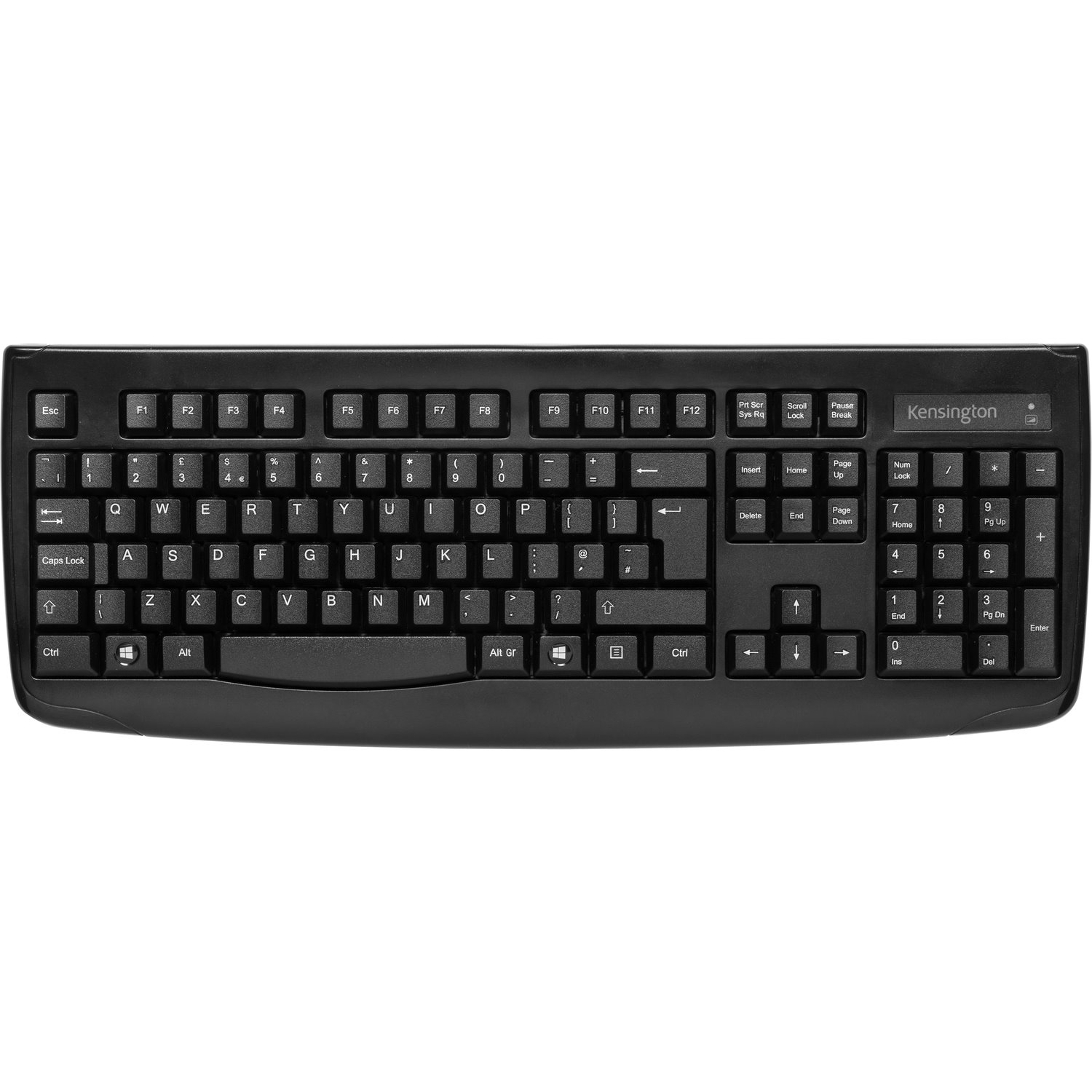 Kensington Pro Fit Keyboard - Wireless Connectivity - USB Interface - QWERTY Layout - Black