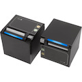 Seiko Qaliber RP-E10 Desktop Direct Thermal Printer - Monochrome - Receipt Print - Serial - Onyx Black