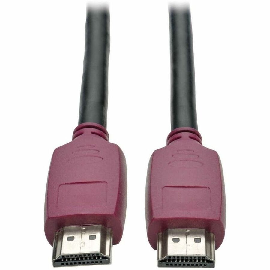 Eaton Tripp Lite Series 4K HDMI Cable with Ethernet (M/M) - 4K 60 Hz, Gripping Connectors, 10 ft.