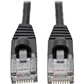 Eaton Tripp Lite Series Cat6a 10G Snagless Molded Slim UTP Ethernet Cable (RJ45 M/M), Black, 1 ft. (0.31 m)